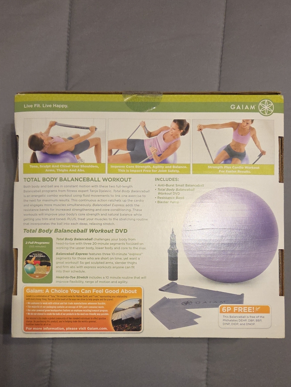 GAIAM Balanceball - Picture 2 of 4
